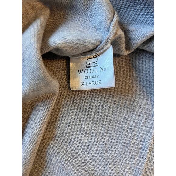 Woolx Merino Sweater Womens XL Lilac Chessy Tank Top Minimalist Preppy Chic EUC - Picture 8 of 9